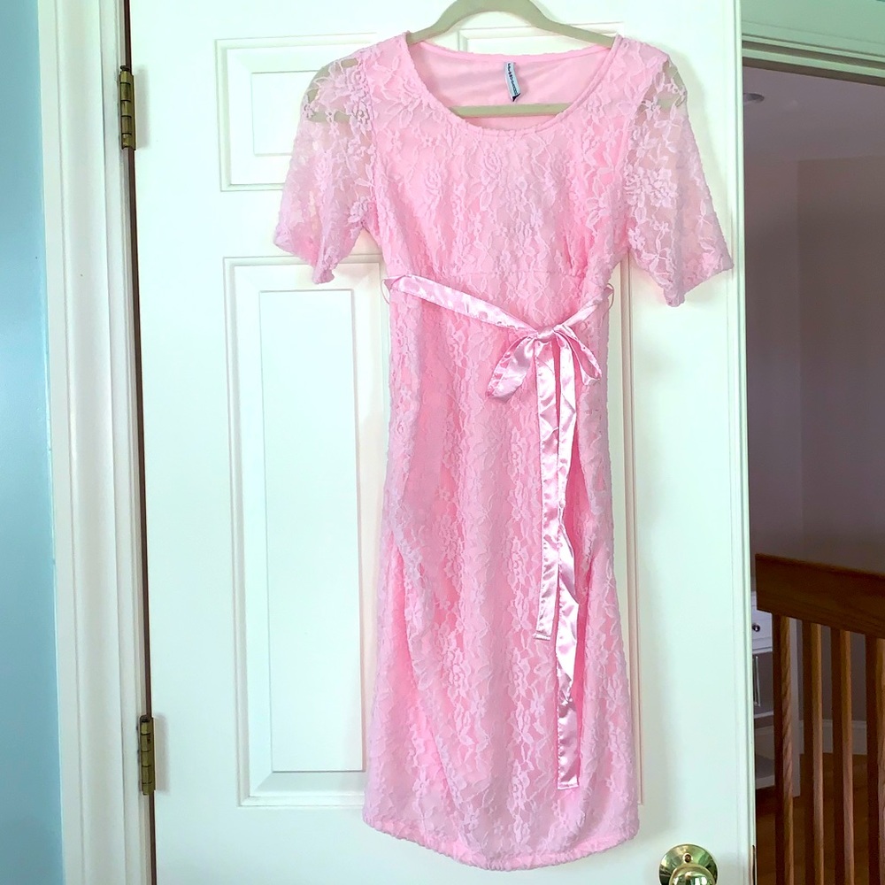 NWT pink maternity dress